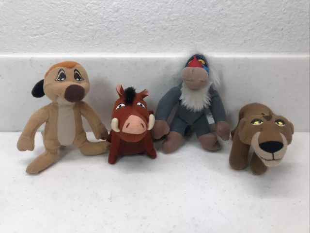 1998 Disney Lion King II Simbas Pride McDonalds Happy Meal Plush Disney Lot 4