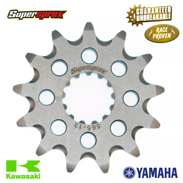 Supersprox Front Grooved gearbox Sprocket - Yamaha YZ YZF WRF Kawasaki KX 14T