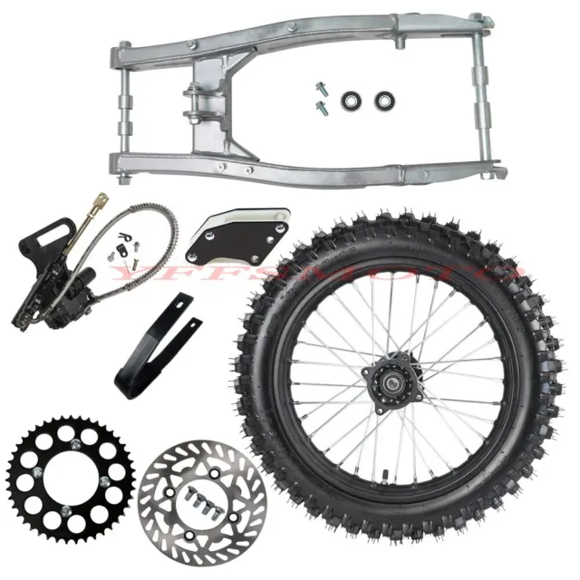 90/100-16 Wheel Tyre Swing Arm Sprocket Brake for Pit Dirt Bikes SSR CRF100 Dirt