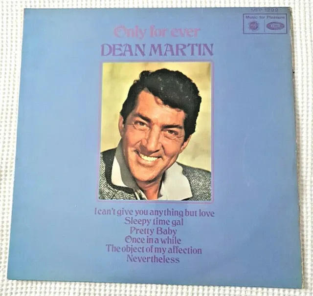Dean Martin - Only For Ever - 1969 12" UK LP Vinyl