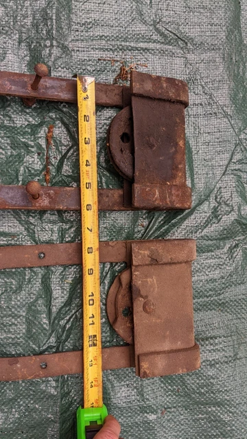 Antique  Barn Door Rollers Hangers 3