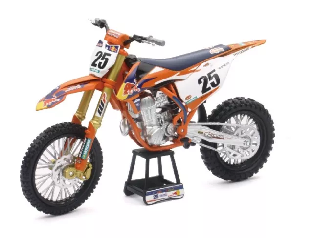 NEWRAY - KTM 450SX-f  RED BULL EDITION  #25 Marvin MUSQUIN - 1/10 - NEW57963