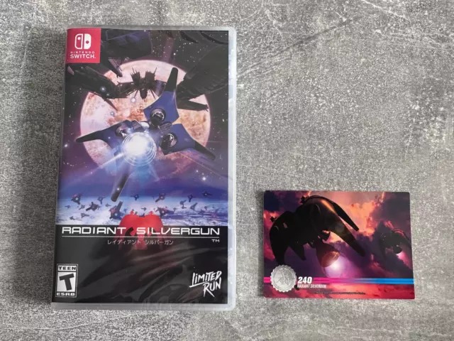 New Sealed Radiant Silvergun Nintendo Switch Limited Run Games