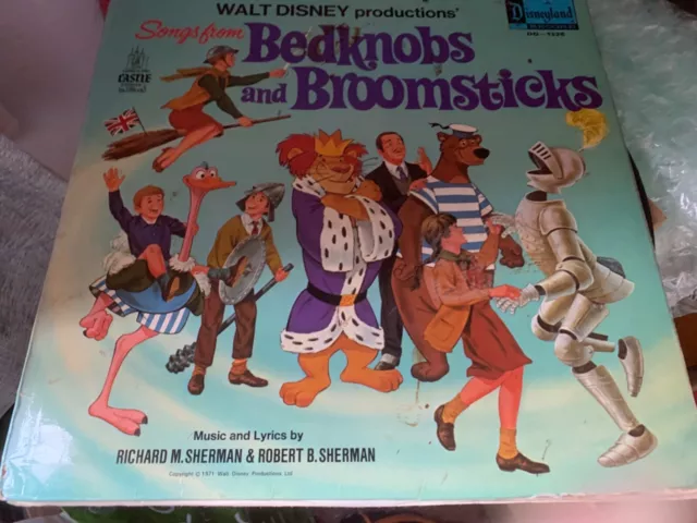 Walt Disney Productions' Bedknobs And Broomsticks Movie soundtrack LP, Vinyl