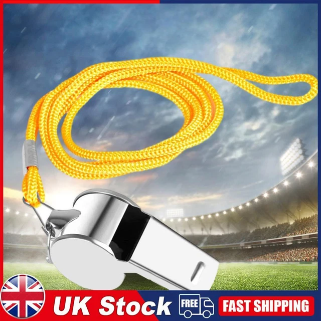 Referee Whistles with Rope Cheer Whistles Multipurpose for Competition Training