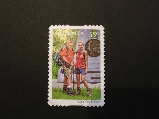 2010 Australia Joint Issue Png Kokoda 55C Today Anzac Trekking Trail P&S - Used