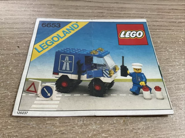 Lego solo istruzioni furgone di emergenza autostrada 6653 SW