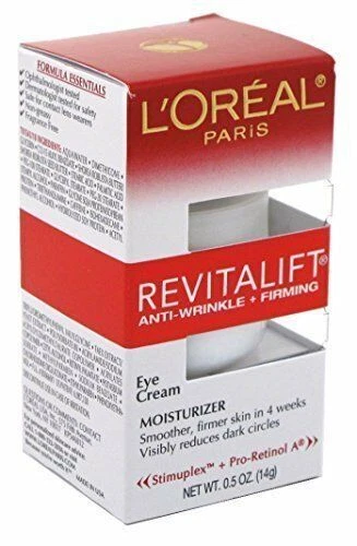 LOreal Paris RevitaLift Eye Treatment Anti-Wrinkle & Firming Cream 0.5 oz 6 Pack