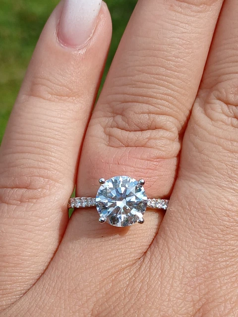 Anillo Compromiso Mujer Oro Blanco Anillo De Compromiso En Oro