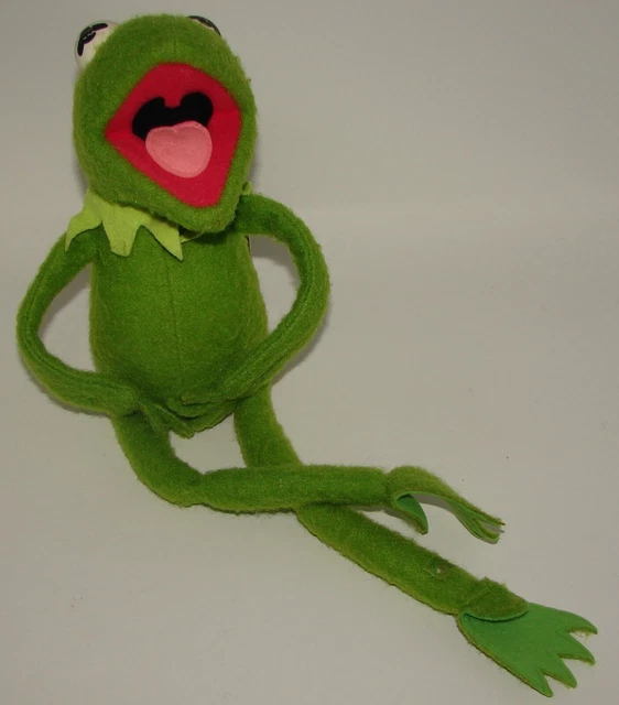 Vintage 1976 Fisher Price KERMIT THE FROG 850 Jim Henson Plush Muppet Doll