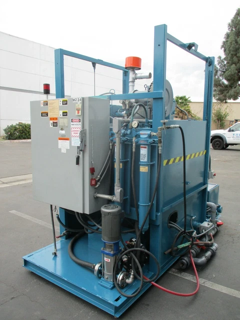 900 Adf Pass Through High Pressure Parts Washer 32" Turntable 18" Height Cap.