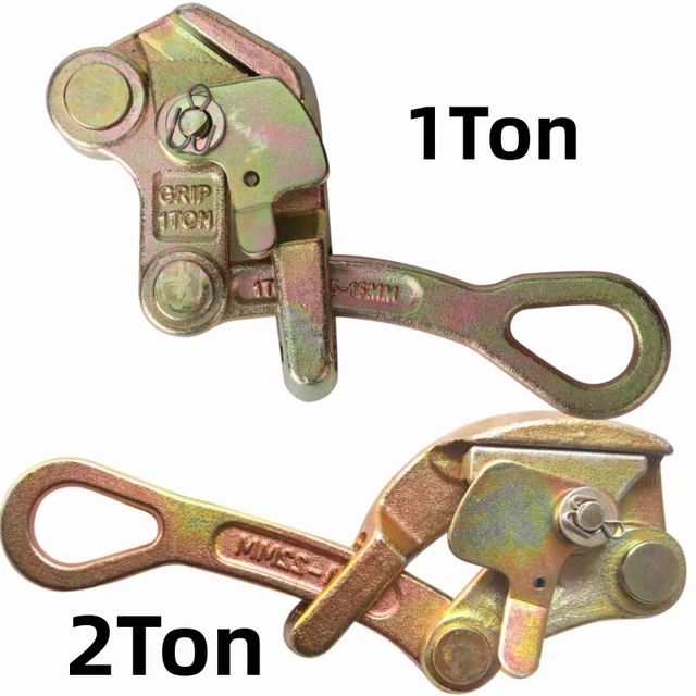 1/2Ton Multifunctional Cable Grip Wire Rope Haven Clamp Pulling Tool Jaw Puller