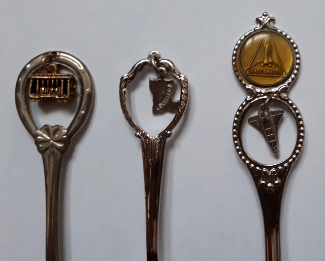 Petites Cuillères De Collection Métal Argenté J. M. Augis Lot de 8