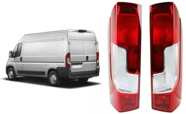 Paire Gauche + Droit Feu Arrière Frein Lampe pour Fiat Ducato 2013 + Van Norme E