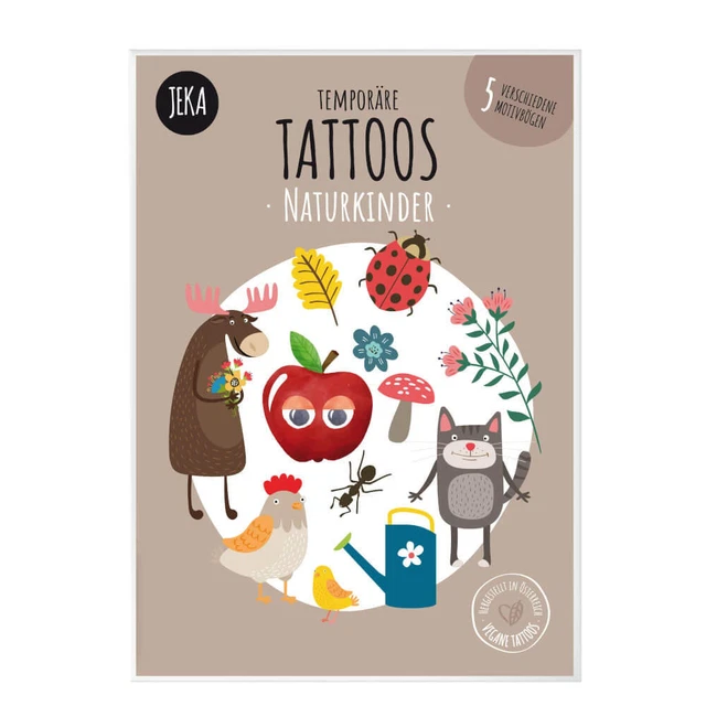 JEKA - MAL MICH BUNT - Kindertattoo Set, Naturkinder