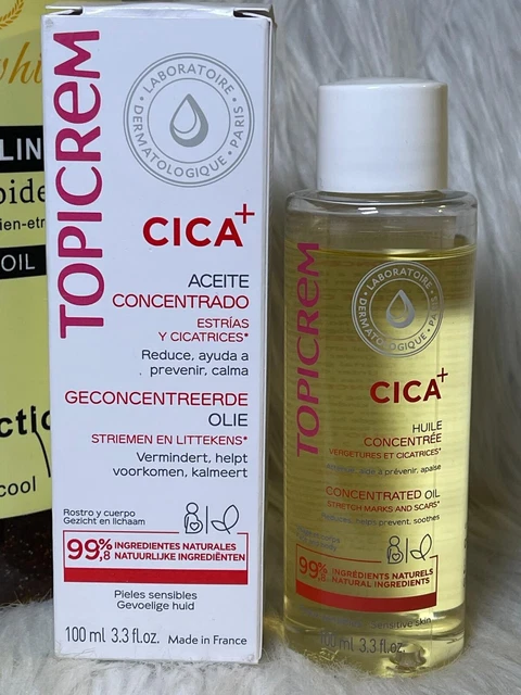 Gel Douche éclaircissant Verge-Cline + Huile Vergetures - Soin Traitant 1000ml, Neuf