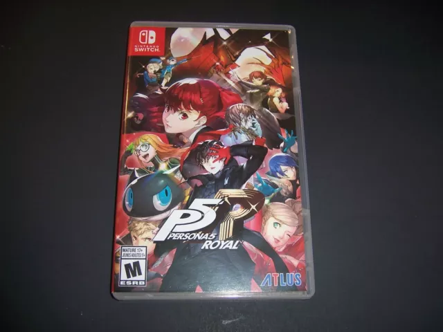 Persona 5 Royal REVERSIBLE COVER ART: Replacement Insert / Case Nintendo  Switch