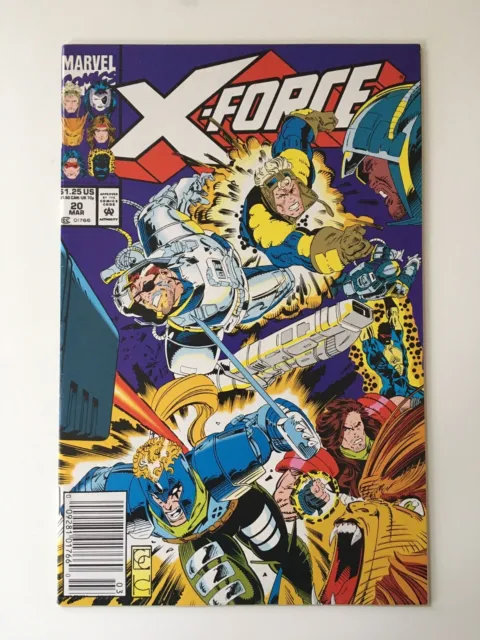 X-Force Marvel Comics Vol1 #20 March 1993 Cappullo X-Men Newsstand VF/NM BIN