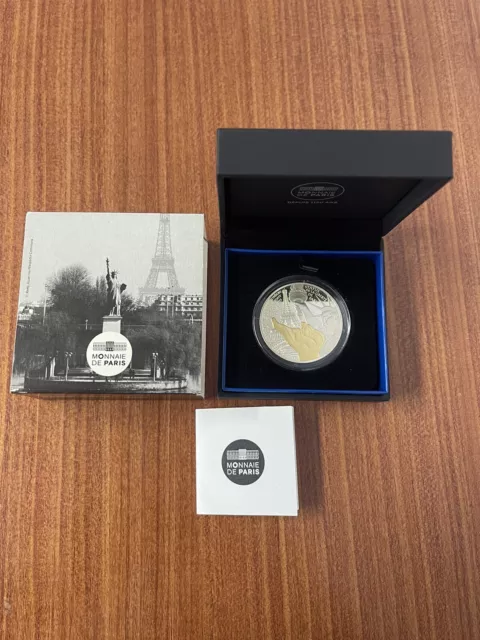 10 Euros Argent France 2017 Trésors De Paris Statue de La Liberté Tirage 3000 ex