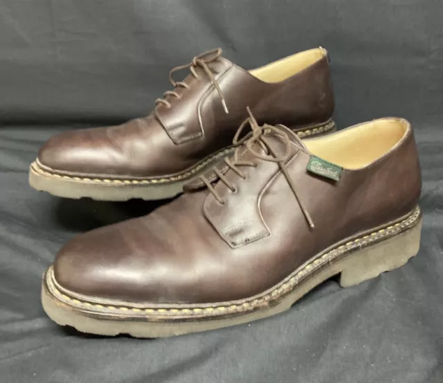 Paraboot Men's Brown Leather Dress Shoes Made In France - Size 11? 12?