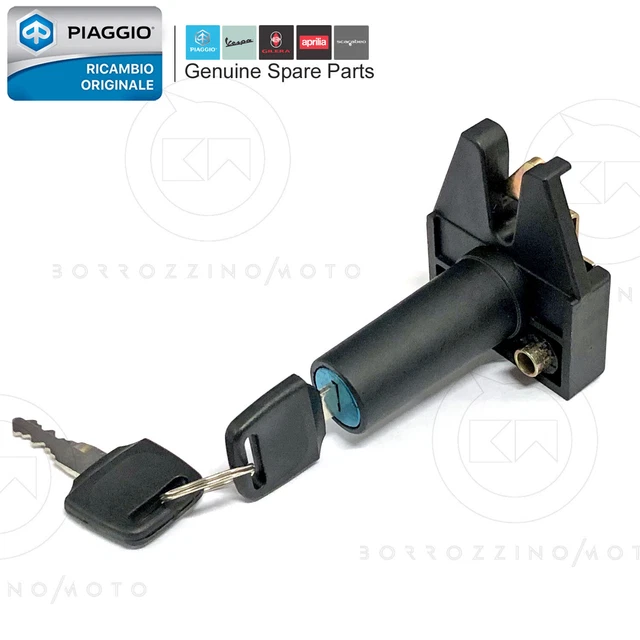 Kit Serratura Sella Per Piaggio Vespa LX 50, 125, 150 - Ricambio Originale Codice 497457