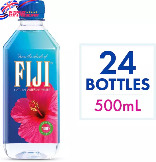 Fiji Water Natural Artesian Water Bottles (Pack Of 24) Free And Fast Delivery