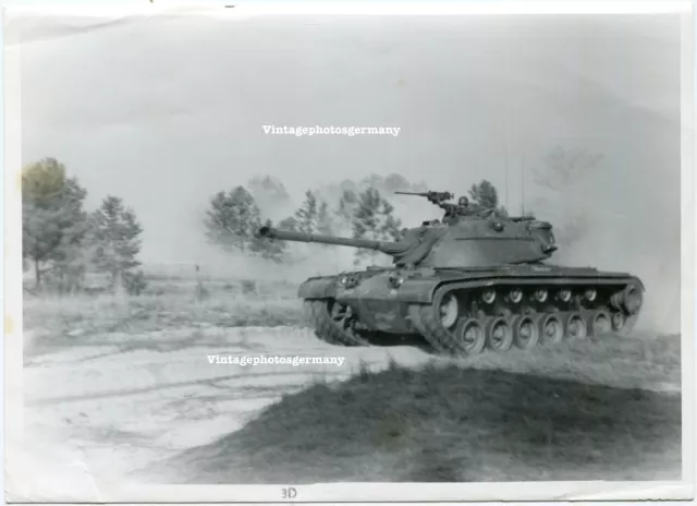 G874 Foto Frühe Bundeswehr US Panzer M48 Kampfpanzer BW