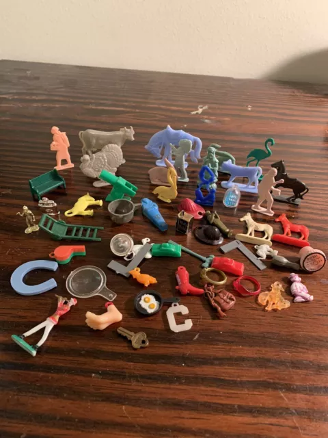 Huge Vintage Lot Of Cracker Jack Toy Prizes