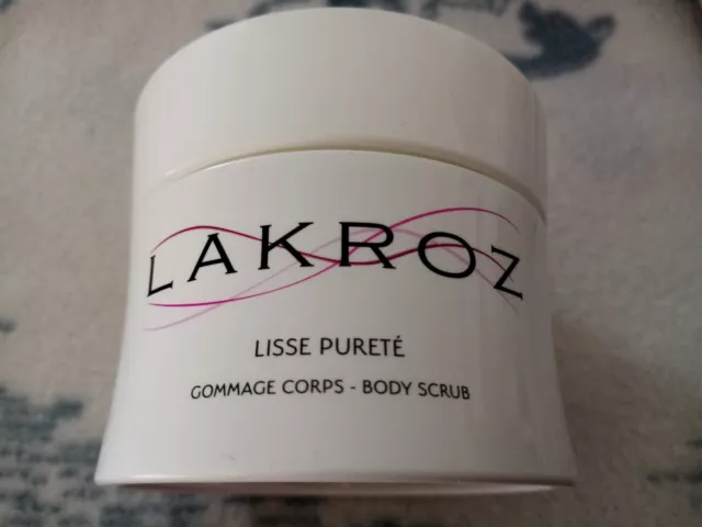 100% VEGAN 💚💚 Lakroz Cosmetics 200 ml Lisse Pureté Gommage Corps Body Scrub