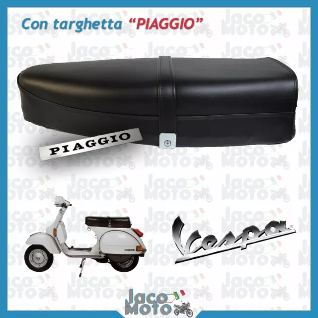 Selle Vespa Px Pe 125 150 200 Première Série Avec Écrit Piaggio Et Chassis Fer