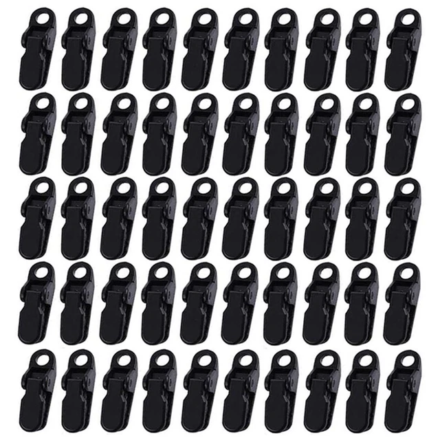 100Pcs Tent Awning Canopy Clamp Tarp Canvas Clip Snap Gripper Caravan Jaw GN2