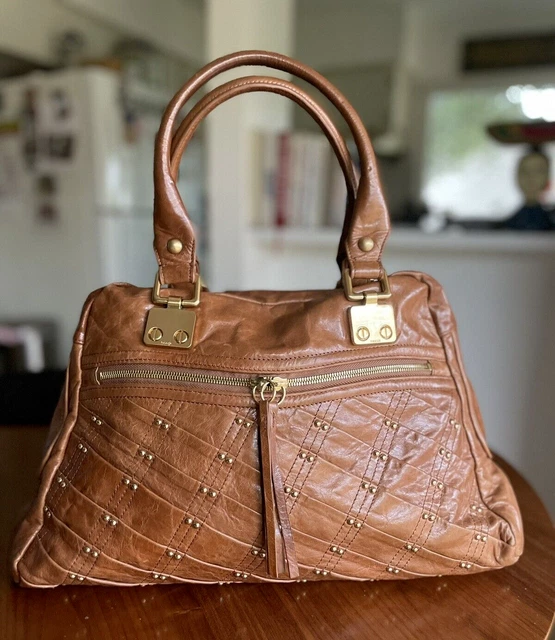 High End Treesje Leather Revealed Stud leather Shoulder Bag High End Treesje Leather Revealed Stud leather Shoulder Bag