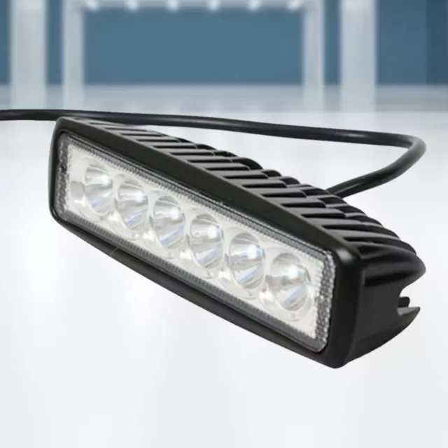 800LM DC 12V Car Driving Lamp LED Headlight 6500K-7500K 18W 6LED for Offroad Car