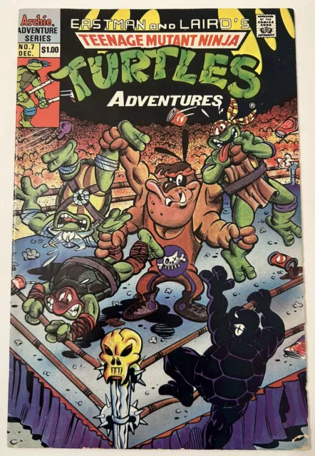 Teenage Mutant Ninja Turtles - #7 (1989) Archie Adventures Series Comic. F/VF.