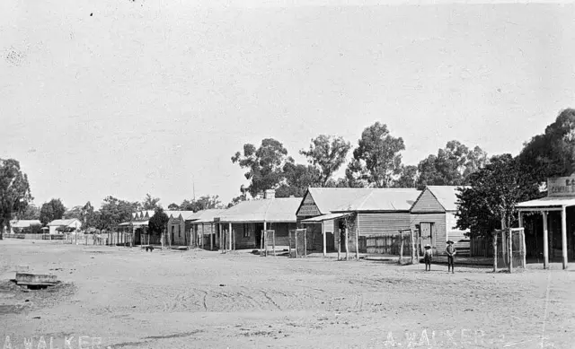 The main street at Baddaginnie Victoria 1905 OLD PHOTO