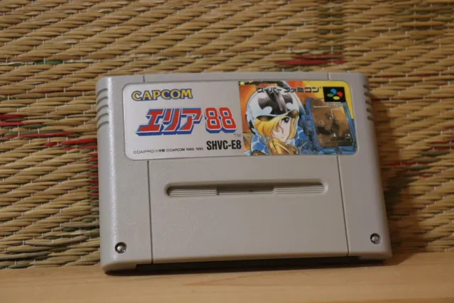 Area 88 Nintendo Super Famicom SFC Very Good Conditon!