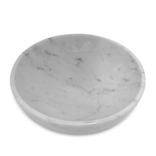 Bol Centro de Mesa Mármol Blanco Carrara Marble Decoración Cocina Bowl D.20cm