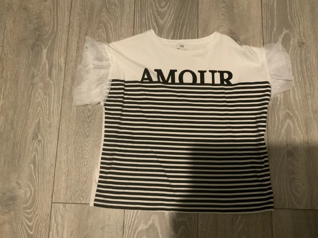 River island girls tshirt age 11/12  Pretty