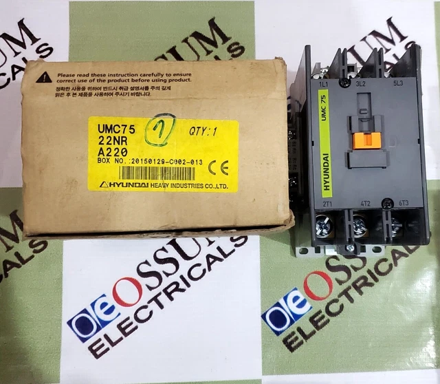 Hyundai Umc75 Leistungsschütz Spulenspannung 220Vac Kostenloser Schneller...