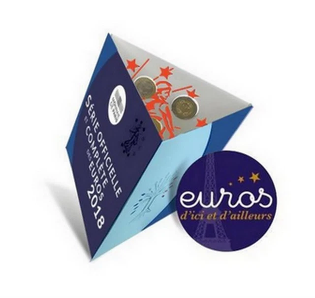 Série officielle et complète des euros 2018 - Set BU FRANCE 2018