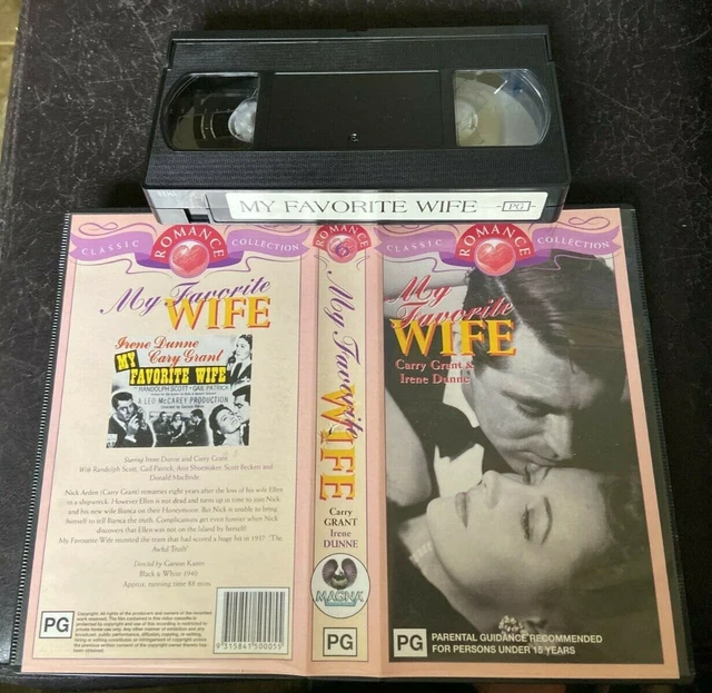 MY FAVORITE WIFE (VHS) 1940 Irene Dunne Cary Grant $29.00 - PicClick AU