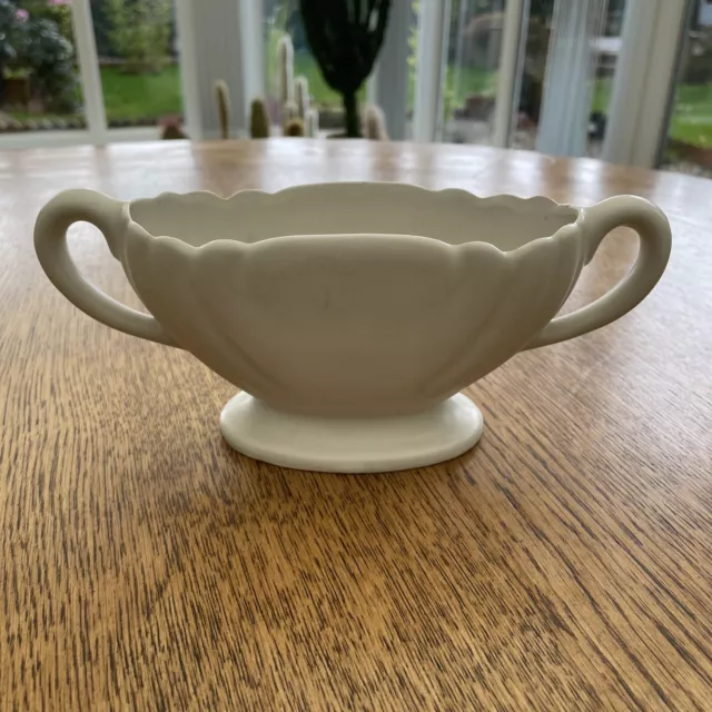 Vintage Dartmouth Devon Pottery Twin Handled Mantle Vase