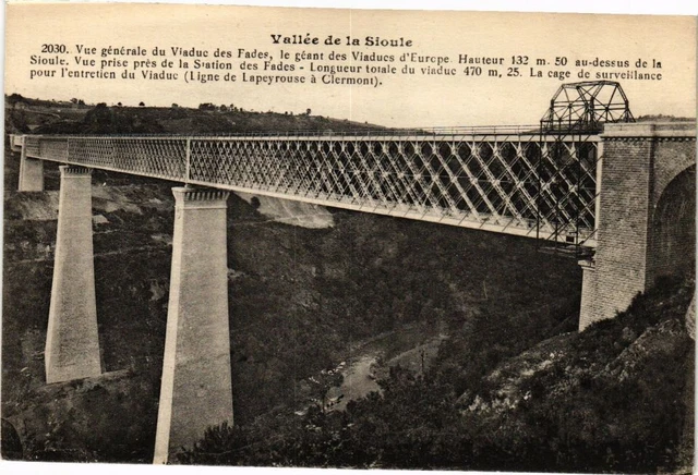 CPA Vallée de la SIOULE - Vue générale du Vaduc des FADES le geant... (222053)