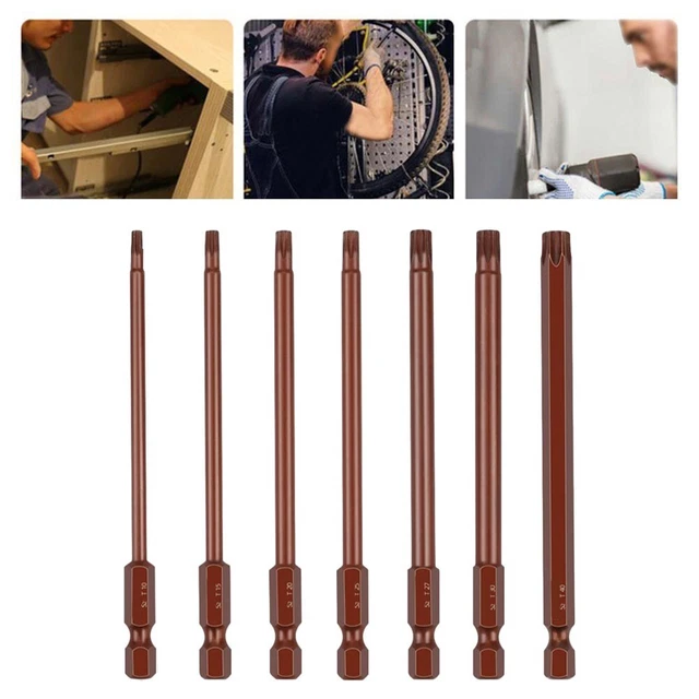 Punta Cacciavite Magnetico Tri-Punto Y – Gambo Esagonale 1/4″, Lunghezza 2″ – Uxcell