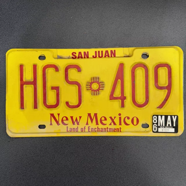 USA Nummernschild San Juan 1978 US License Plate Autokennzeichen Vintage