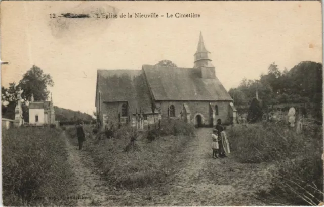 CPA Oise - Le Eglise de la Nieuville - Le Cimetiere (1208197)