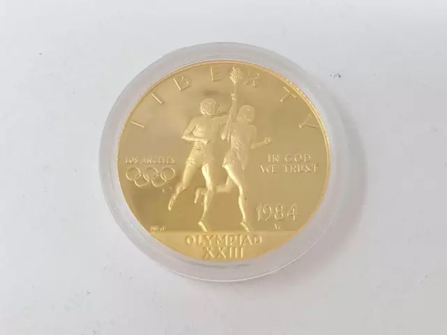 Rare 1984-W $10 Los Angeles Olympiad Gold Coin West Point Mint - in Capsule