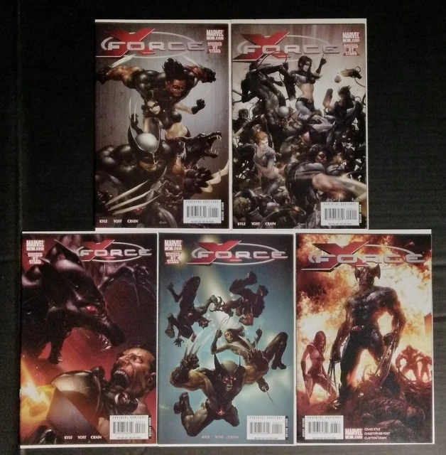 Marvel ☆X-Force☆ #1-4, #6 Vol. 3 Part Of The "Angels & Demon" Arc April-Oct 2008