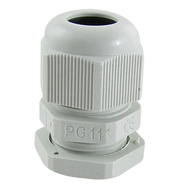 sourcing map 10Stk.Kabelverschraubung 5mm-10mm M18x1,5 Wasserdichtes Kontermutter mit Unterlegscheibe Weiß
