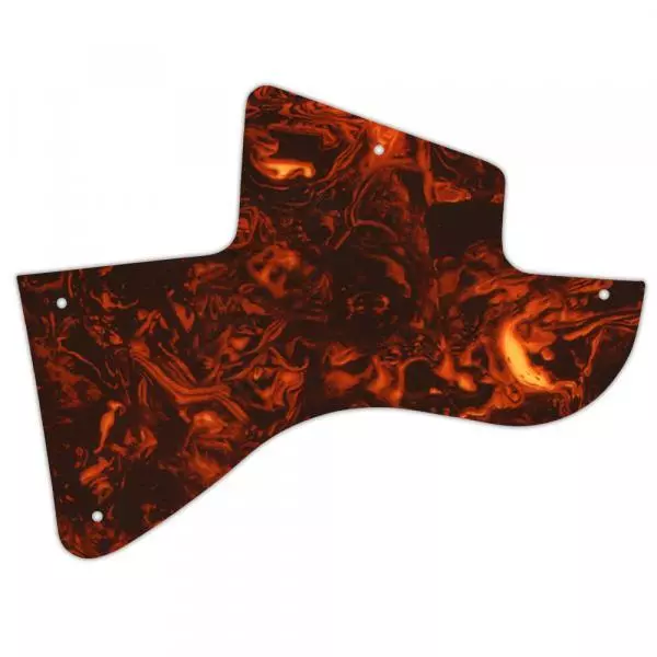 USA CUSTOM PICKGUARD für GIBSON® LES PAUL® SPECIAL P90 PUs 4Ply PG FAUX TORTOISE